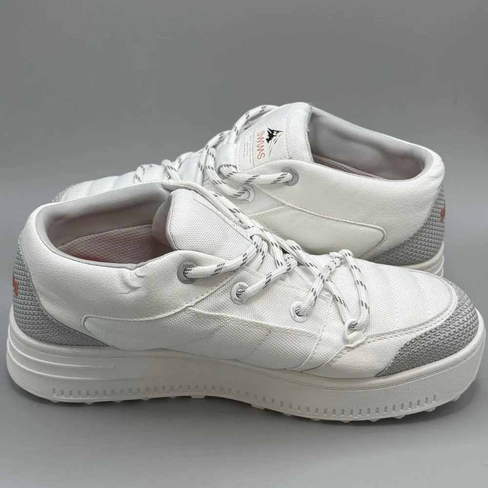 SWIMS Snow Runner‎ Low Boots Waterproof Unisex Size 8 Off-White